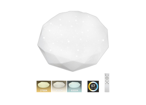 LED ceiling light TR-600C - INDUS 60W 5700lm ø58cm CCT + Trixline controller