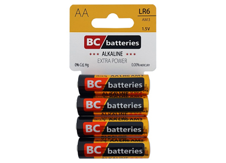 BC LR6 Extra Power Alkaline AA / 4 pcs BLISTER