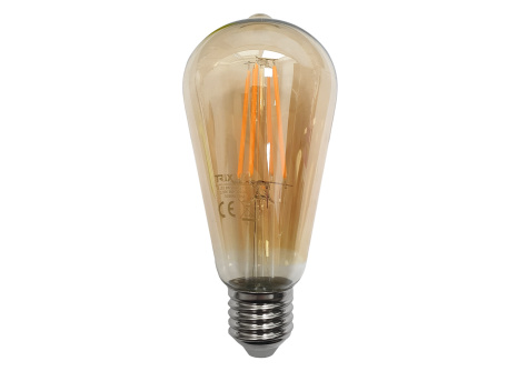 Decorative LED bulb FILAMENT Trixline 8W 880lm ST64 E27 warm white