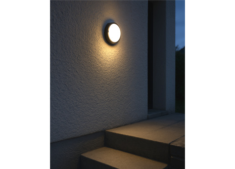 LED Ceiling Light Q-41A 8W 720lm 4200K IP64 - Black QTEC