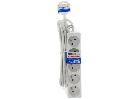 Extension lead 5 sockets, 3m, TR 310 F TRIXLINE