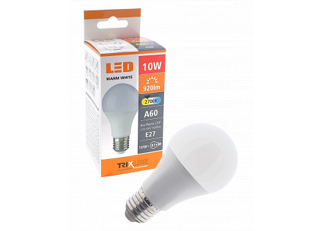 LED bulb Trixline 10W E27 A60 warm white