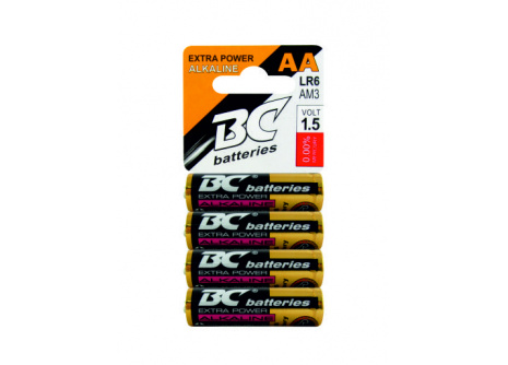 BC batteries Extra power alkaline AA pencil battery 1.5V LR6