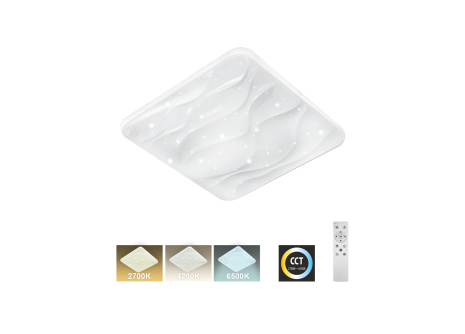 LED ceiling light TR-609S - NERIS 36W 3420lm 43x43cm CCT + Trixline controller