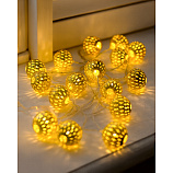 TR 308D Christmas chain Moroccan balls 20LED 3.35 m 2700K warm white Trixline