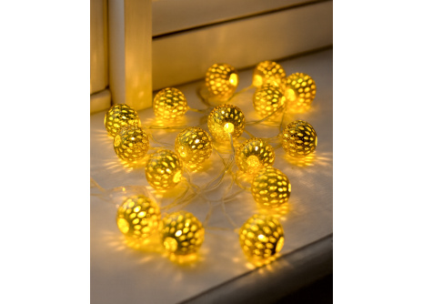 TR 308D Christmas chain Moroccan balls 20LED 3.35 m 2700K warm white Trixline