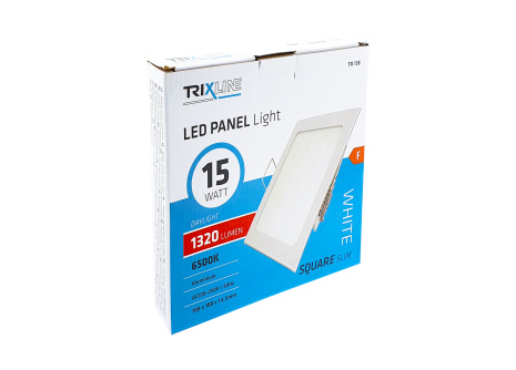 LED panel TRIXLINE TR 138 15W, square built-in 6500K