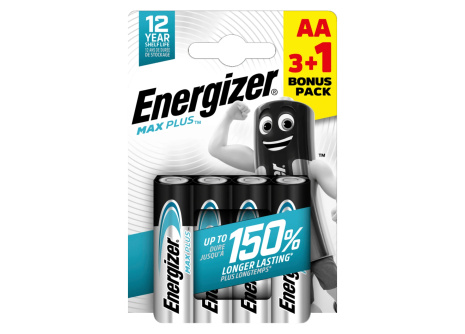 ENERGIZER ALKALINE LR6 MAX PLUS AA 3+1 eco / 4 pcs BLISTER