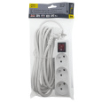 Extension lead 3 sockets with switch, 5m, TR 713 F