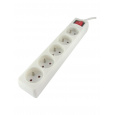 Extension cable 5 sockets with switch, 3m Extension cable 5 sockets with switch, 3m