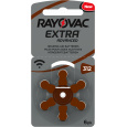 Rayovac DA312 hearing aid battery