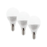 LED bulb Trixline 6W P45 E14 cold white 3 PACK