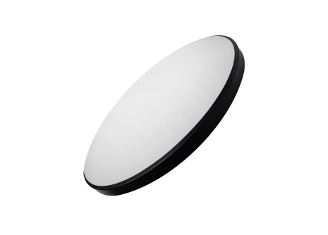 Q-255MS LED light with motion sensor MARNA 24W 2040lm 4000K ø37cm/circular black QTEC