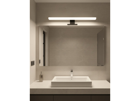 Q-310B LED 10W/850lm/4000K mirror light 50cm - black QTEC Q-310B LED 10W/850lm/4000K mirror light 50cm - black QTEC