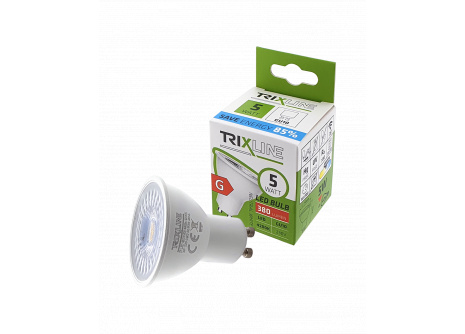 LED bulb Trixline 5W GU10 380lm neutral white ALU+PLAST