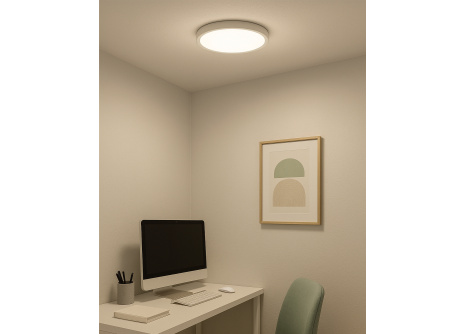 LED Ceiling 3CCT Light TR-74S - 24W 2500lm ø30x2.5cm Trixline LED Ceiling 3CCT Light TR-74S - 24W 2500lm ø30x2.5cm Trixline