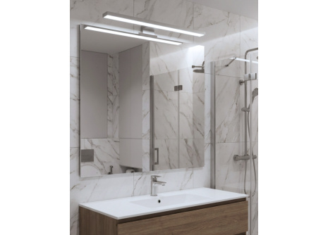 Q-303CH LED 8W/640lm/4000K mirror light 50cm - chrome QTEC