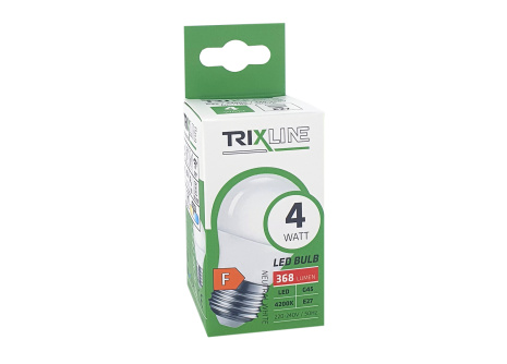 LED bulb Trixline 4W 368lm E27 G45 neutral white