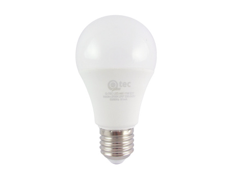 LED bulb Qtec 11W A60 E27 warm white