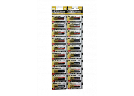 BC battieries Extra power alkaline AAA micro-pencil battery 1.5V LR03 BLISTER