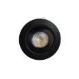 Q-13DL LED ceiling light 5W - black, circular - QTEC