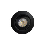 Q-13DL LED ceiling light 5W - black, circular - QTEC