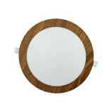 TR-147 LED panel 18W 1512lm 4200K wood decor - circular built-in Trixline