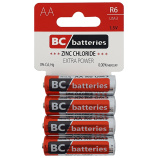 BC R6 Extra power Zinc chloride AA/ 4 pcs BLISTER