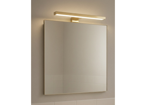 Q-304G LED 5W/400lm/4000K mirror light 30cm - shiny gold QTEC