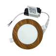 TR-145 LED panel 6W 504lm 4200K wood decor - circular built-in Trixline