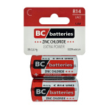 BC C-R14 UM2 Extra power Zinc chloride 1.5V / 2 pcs BLISTER