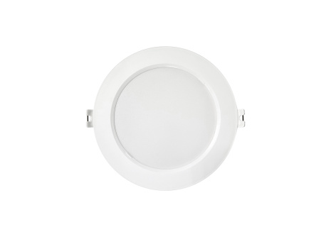 Q-102P LED panel 9W 990lm 4000K white - round recessed Qtec