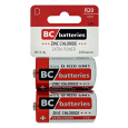 BC D-R20 UM1 Extra power Zinc chloride 1.5V / 2 pcs BLISTER