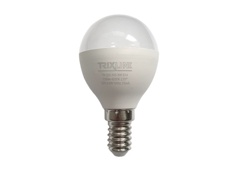 LED bulb Trixline 8W 736lm E14 P45 neutral white