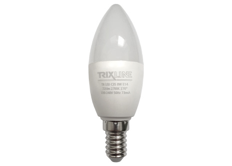 LED bulb Trixline 8W 720lm E14 C35 warm white