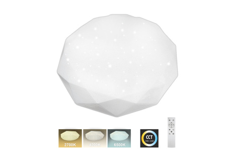 LED ceiling light TR-601C - INDUS 80W 7600lm ø78cm CCT + Trixline controller