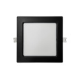 Q-59M LED panel 12W 1200lm 4000K black - square surface-mounted Qtec Q-59M LED panel 12W 1200lm 4000K black - square surface-mounted Qtec