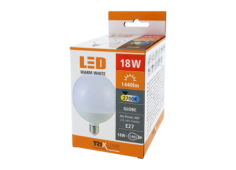 LED bulb 18W G120 E27 warm white