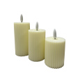 HD-141 LED candles - vanilla 5.5x10cm HOME DECOR set of 3 pcs HD-141 LED candles - vanilla 5.5x10cm HOME DECOR set of 3 pcs