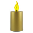 Golden cemetery candle St.- yellow flame LED BC LUX 177