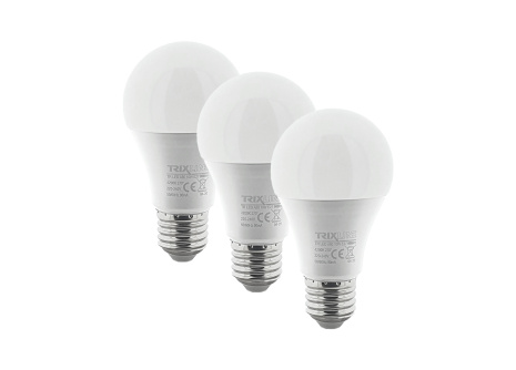 LED bulb Trixline 10W A60 E27 warm white 3 PACK