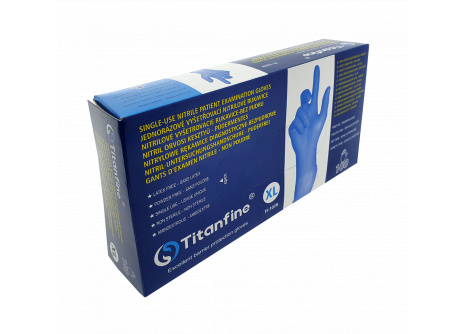 Disposable gloves Titanfine TF-103N - nitrile size XL