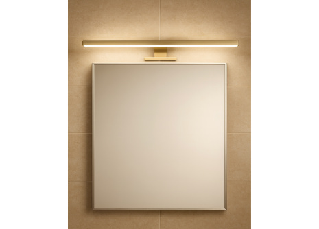 Q-307 LED 8W/640lm/4000K mirror light 50cm - matte gold QTEC