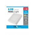 LED panel TRIXLINE 12W, square fitted 6500K