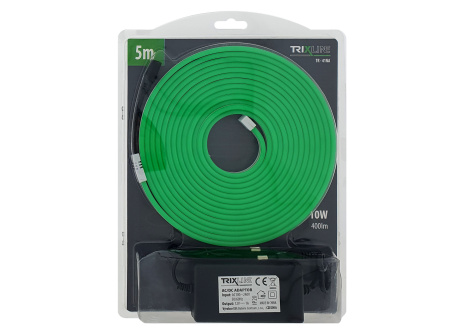 TR-41NA Flexible NEON LED strip - green 5m for Trixline socket