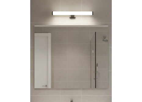 Q-312B LED 5W/430lm/4000K mirror light 30cm - black QTEC