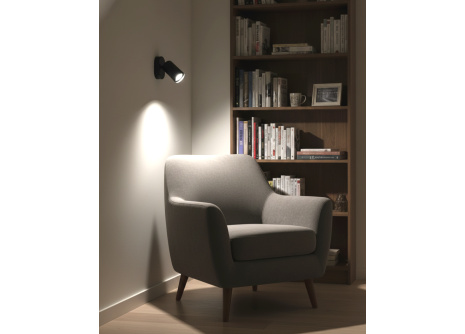 Q-02AD GU10 LED ceiling spotlight 35W black