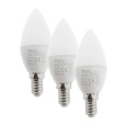 LED bulb Trixline 6W C35 E14 cold white 3 PACK