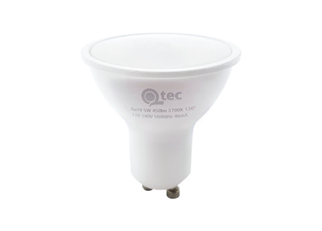 LED bulb Qtec 5W GU10 450lm warm white