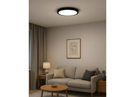 LED ceiling 3CCT light TR-79S - 32W 3400lm ø40x2.5cm Trixline